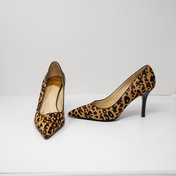 Cole Haan Animal Print Stiletto Heels - Picture 1 of 4